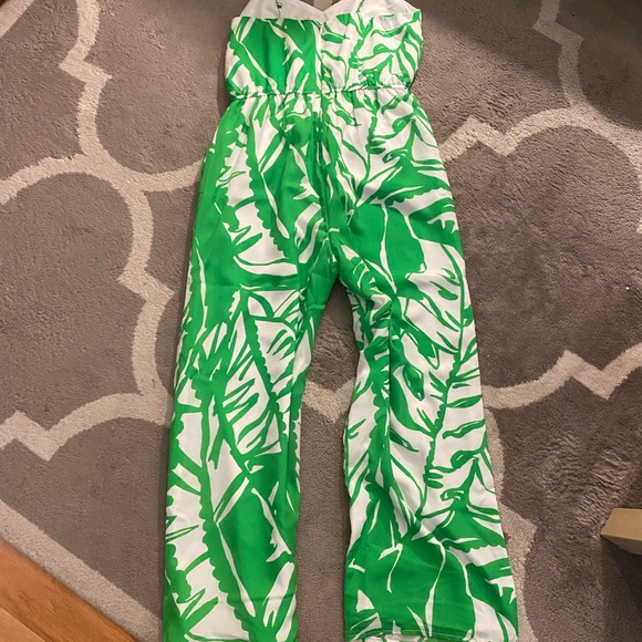 Lilly Pulitzer palm leaf jumpsuit - Picture 6 of 8